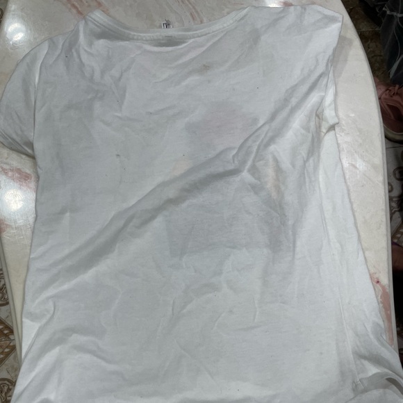 white graphic tee - Picture 2 of 3